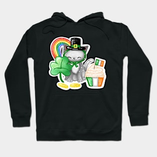 St. Patrick's Day Cat Hoodie